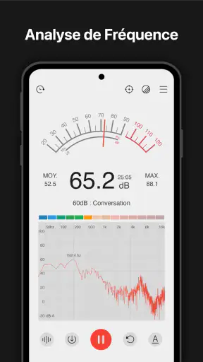 Sonomètre : dB et SPL mètre screenshot