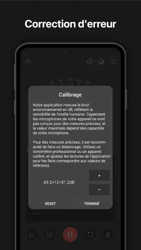 Sonomètre : dB et SPL mètre screenshot