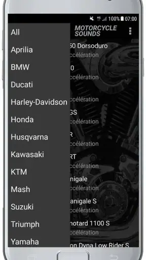 SONS DE MOTO screenshot