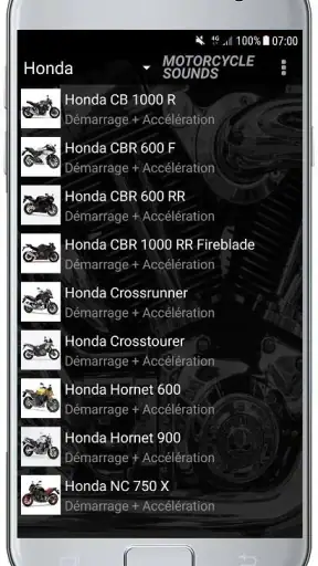 SONS DE MOTO screenshot