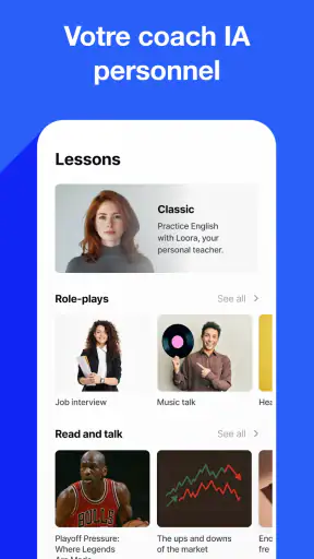Speak English with Loora AI screenshot