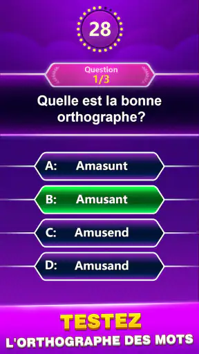 Spelling Quiz - Jeu de mots screenshot