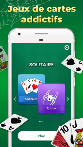 Spider Solitaire Jeu de cartes screenshot