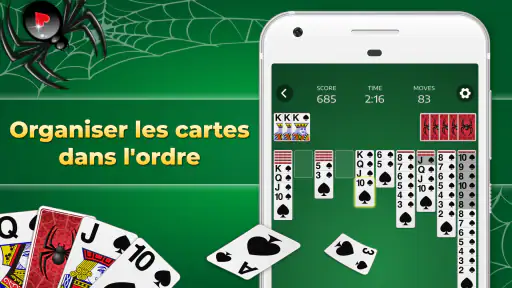 Spider Solitaire Jeu de cartes screenshot