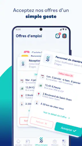 Staffmatch: Travail en intérim screenshot