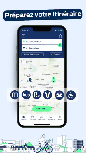 STAR : bus, métro à Rennes screenshot