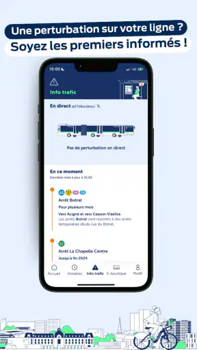 STAR : bus, métro à Rennes screenshot