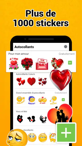 Stickers et emoji - WASticker screenshot