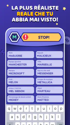 StopotS - Petit Bac en ligne screenshot