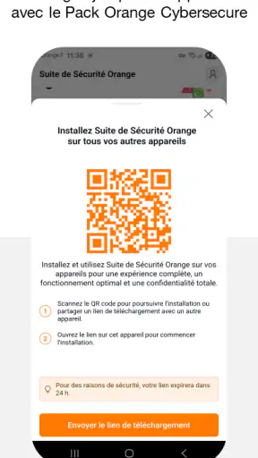 Suite de Sécurité Orange screenshot