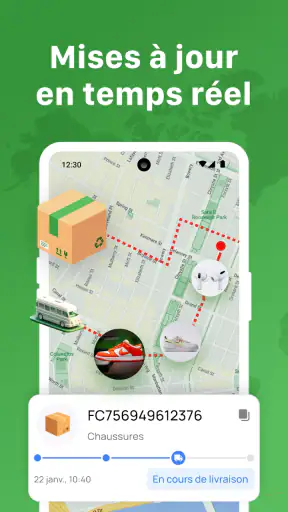 Suivi de colis et de livraison screenshot