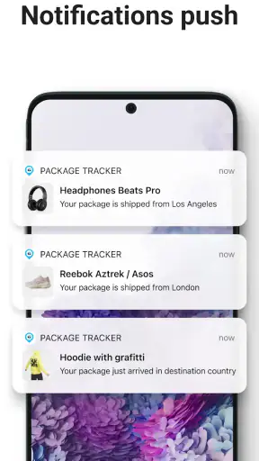 Suivi de colis - pkge tracking screenshot