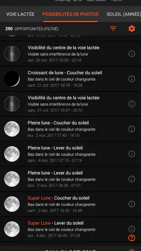 Sun Surveyor (Soleil & Lune) screenshot