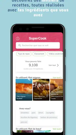 Supercook Trouveur de recette screenshot