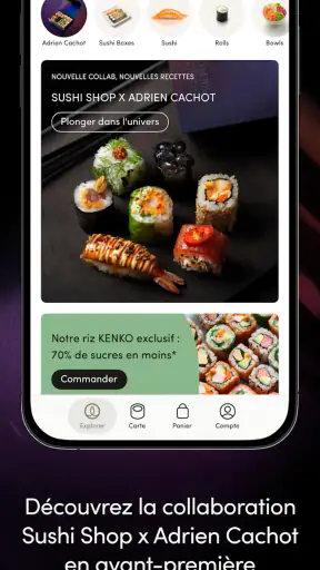 Sushi Shop, livraison de repas screenshot