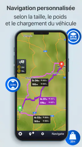 Sygic GPS Camion & Camping-Car screenshot