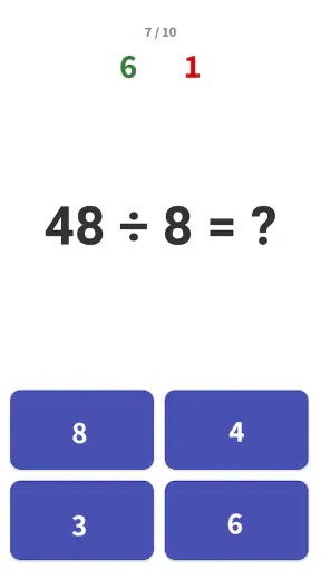 Table de multiplication screenshot