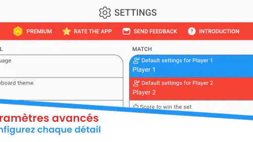 Tableau d'affichage - Scoring screenshot