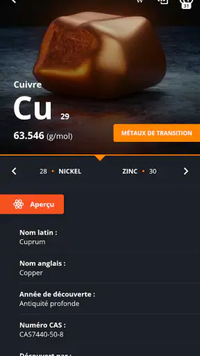 Tableau Périodique 2024 PRO screenshot
