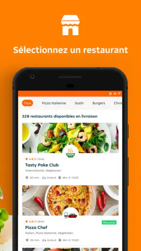 Takeaway.com - Livraison repas screenshot