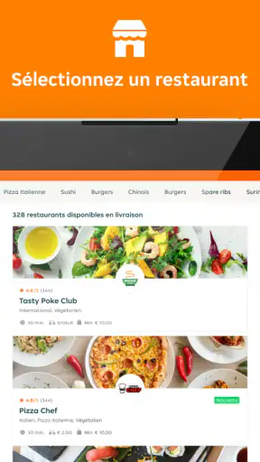 Takeaway.com - Livraison repas screenshot