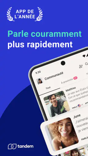 Tandem : échange linguistique screenshot