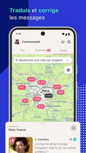 Tandem : échange linguistique screenshot