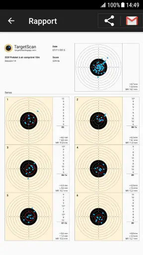 TargetScan ISSF Pistol & Rifle screenshot