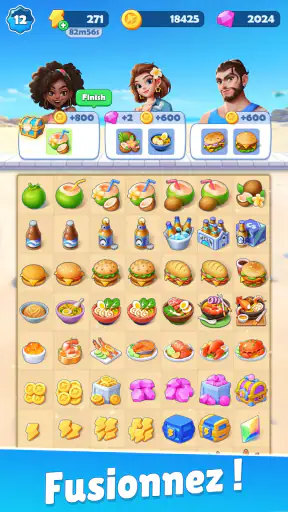 Tasty Travels: Merge Game screenshot