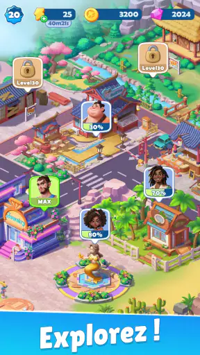 Tasty Travels: Merge Game screenshot