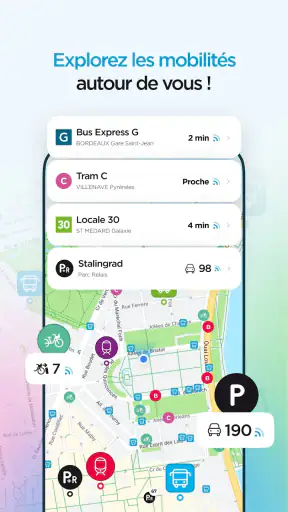 TBM mobilités screenshot