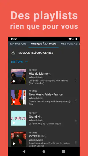Télécharger musique illimitée screenshot