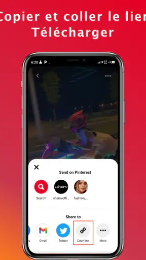 Télécharger vidéo Pinterest screenshot