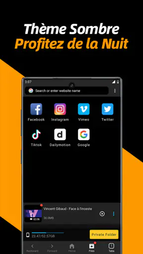 Téléchargeur de vidéo privées screenshot