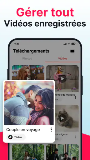 Téléchargeur Vidéos et Lecteur screenshot