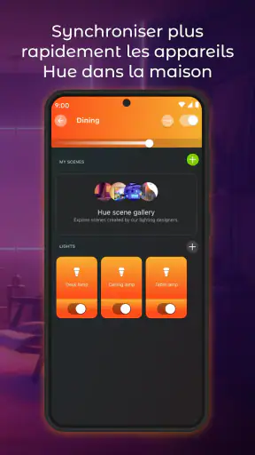 Télécommande Hue Light App screenshot