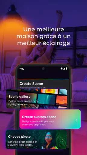 Télécommande Hue Light App screenshot