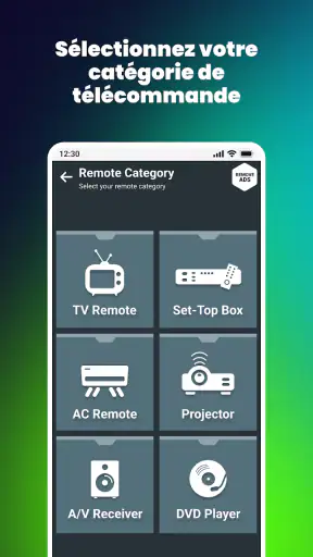 Télécommande universelle screenshot