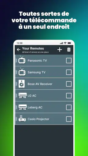 Télécommande universelle screenshot