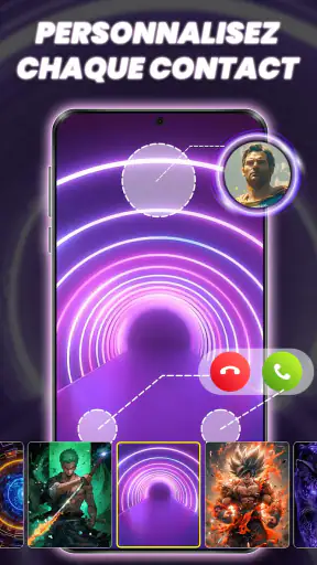 Téléphone coloré-Écran d’appel screenshot