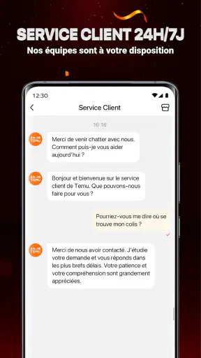 Temu : Achats et Mode en Ligne screenshot