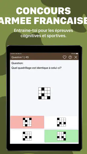 Test d'Aptitude Pour l'Armée screenshot