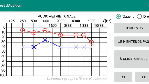 Test d'Audition screenshot
