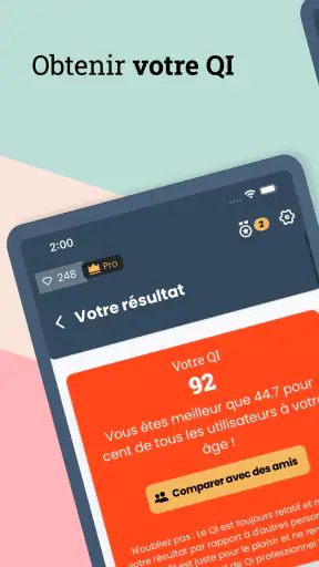 Test de QI (français) screenshot