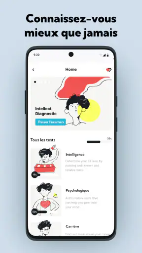 Test psychologique screenshot
