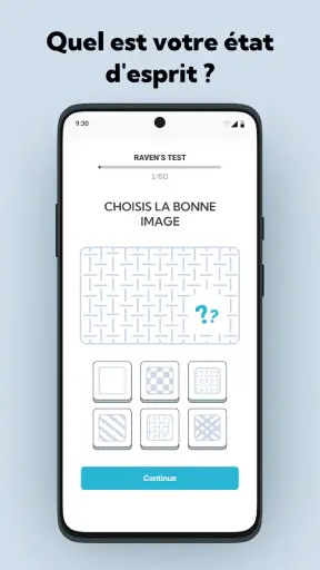 Test psychologique screenshot