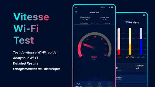 Test Vitesse Wifi – Speedtest screenshot