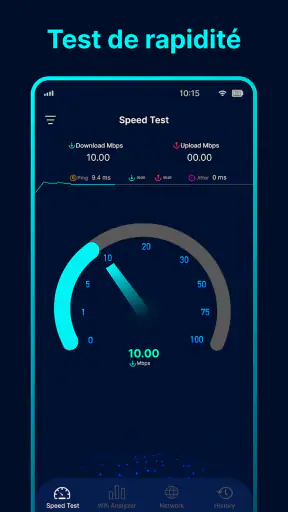 Test Vitesse Wifi – Speedtest screenshot