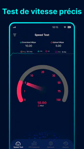 Test Vitesse Wifi – Speedtest screenshot