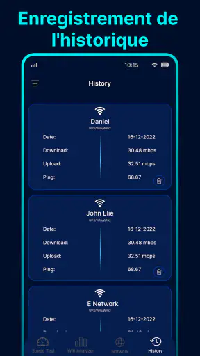 Test Vitesse Wifi – Speedtest screenshot